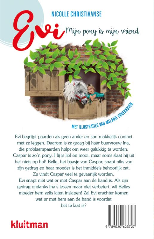 Achterkant van Evi. Mijn pony is mijn vriend