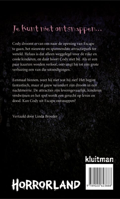 Achterkant van Escape