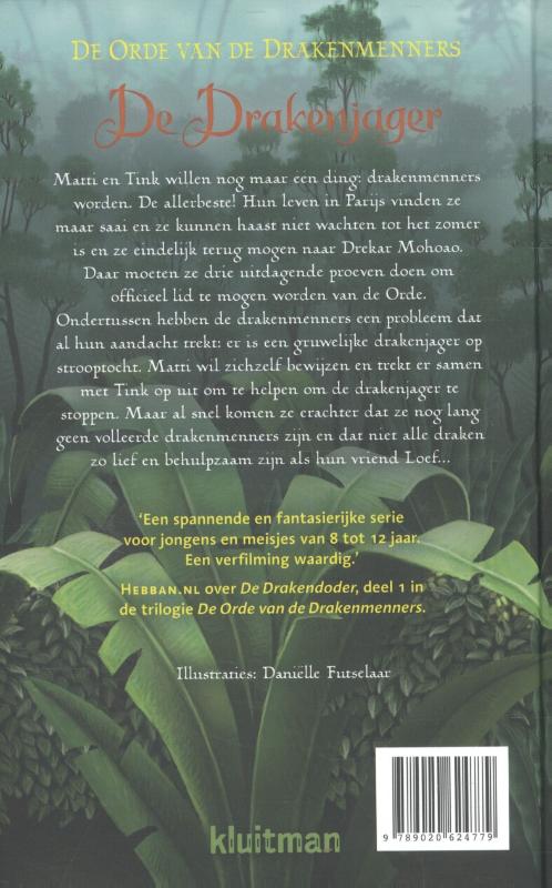Achterkant van De drakenjager