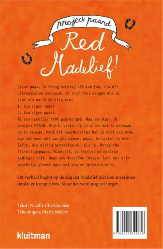 Achterkant van Red Madelief!