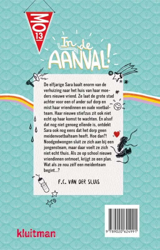 Achterkant van In de aanval!