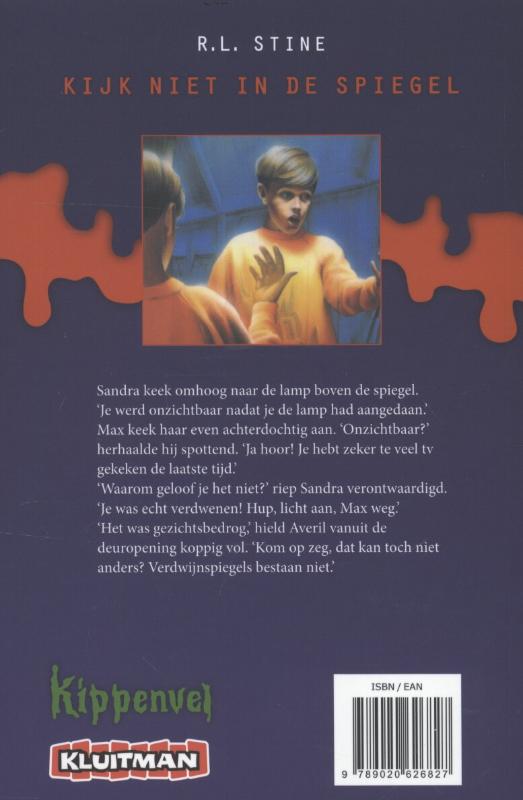 Achterkant van Kijk niet in de spiegel
