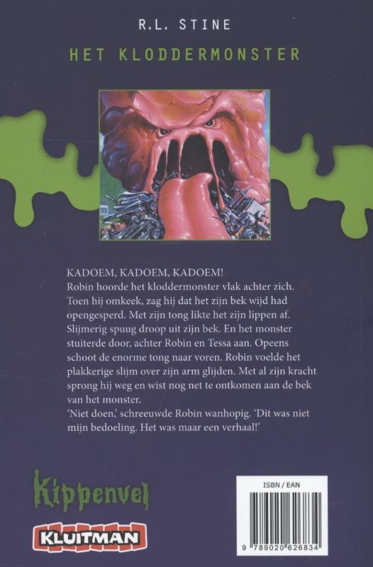 Achterkant van Het kloddermonster