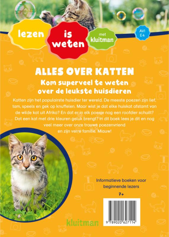 Achterkant van Alles over katten