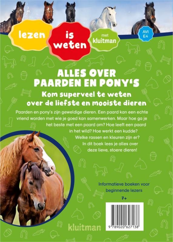Achterkant van Alles over paarden en pony’s