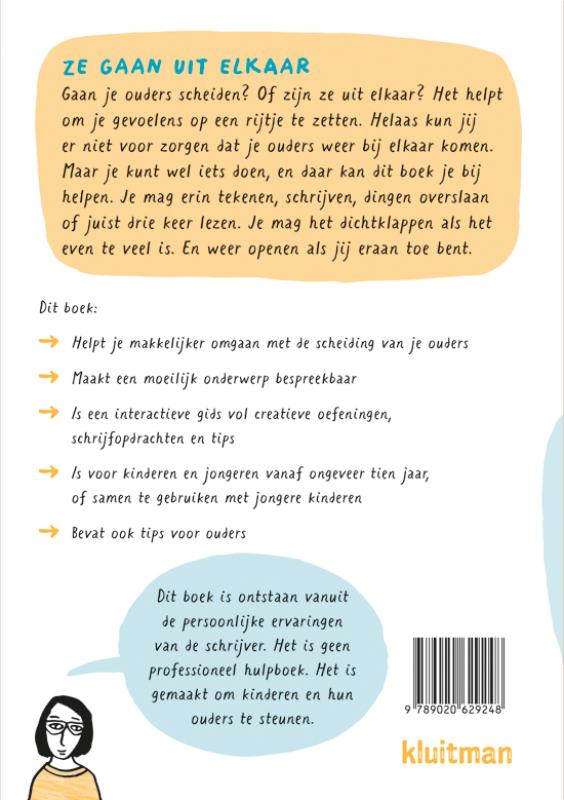 Achterkant van Ze gaan uit elkaar