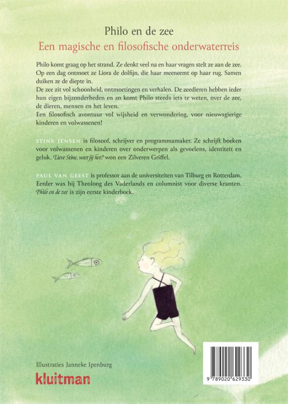 Achterkant van Philo en de zee