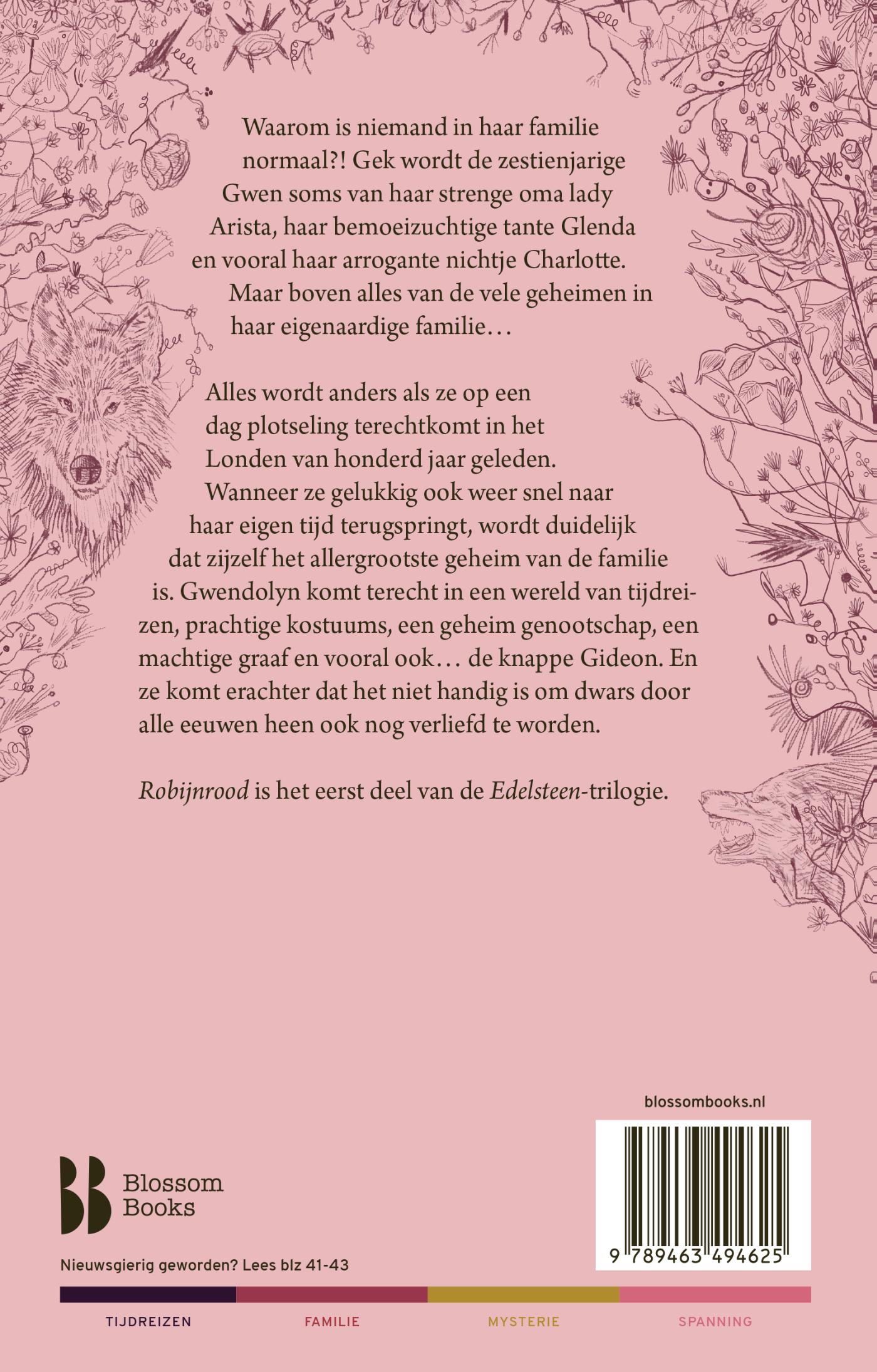 Achterkant van Robijnrood