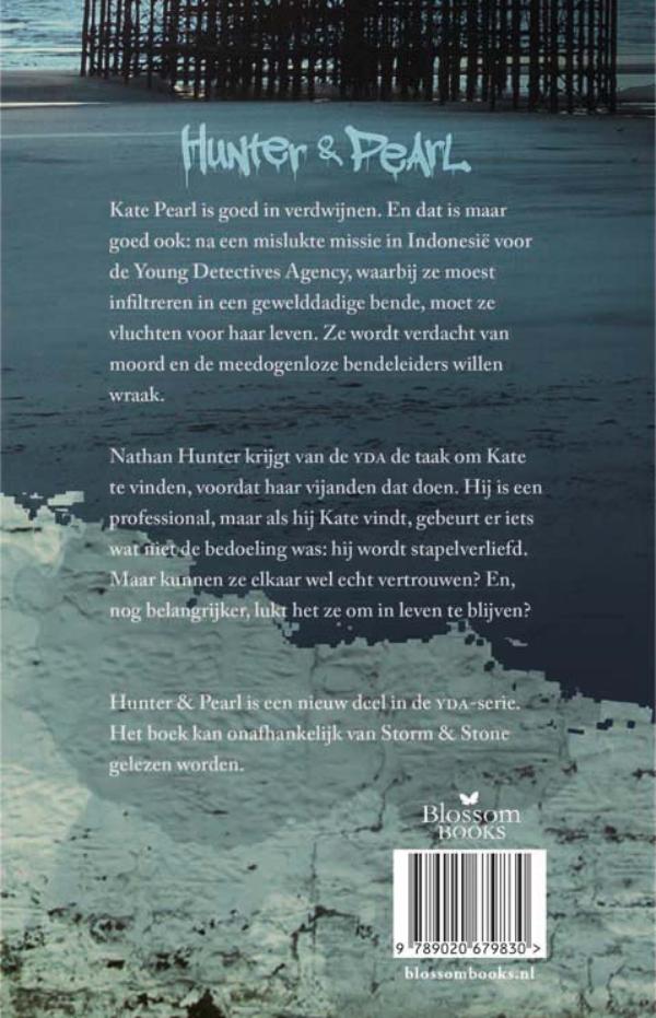 Achterkant van Hunter & Pearl