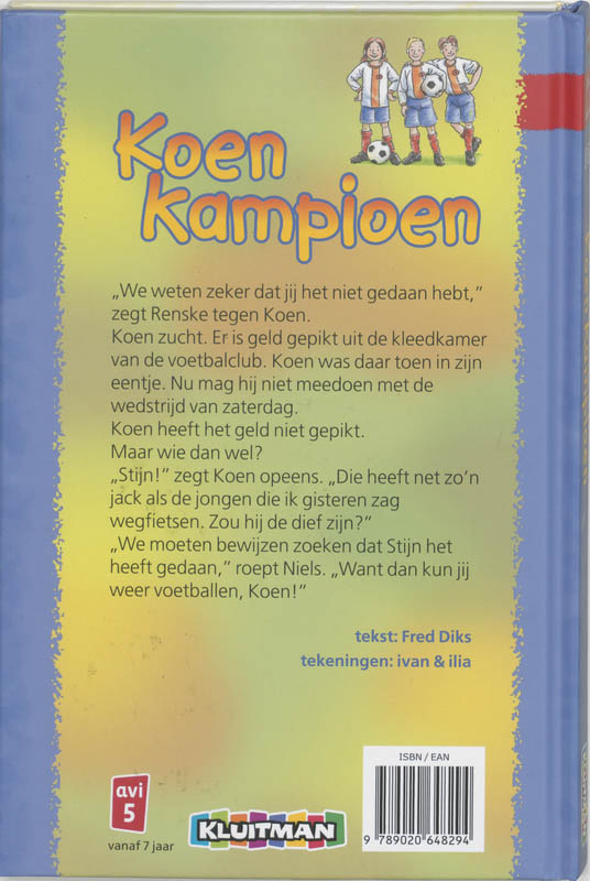 Achterkant van Koen Kampioen