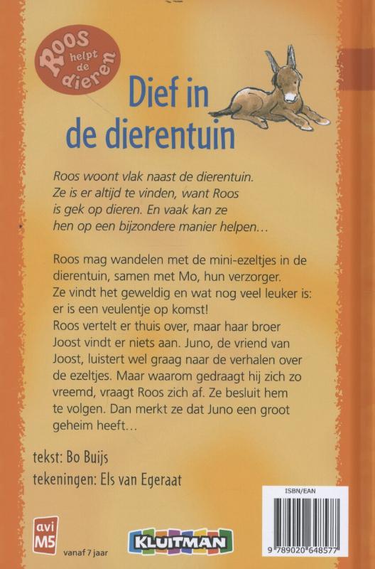 Achterkant van Dief in de dierentuin