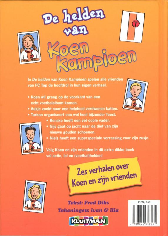 Achterkant van De helden van Koen Kampioen