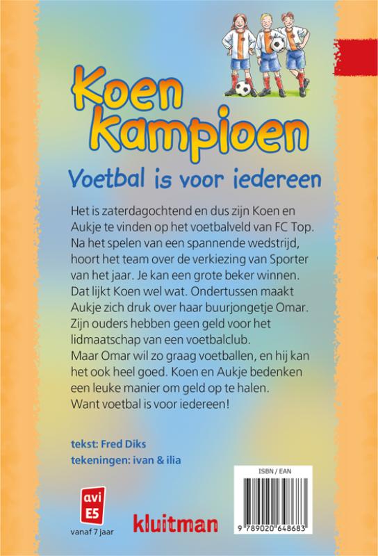 Achterkant van Voetbal is voor iedereen