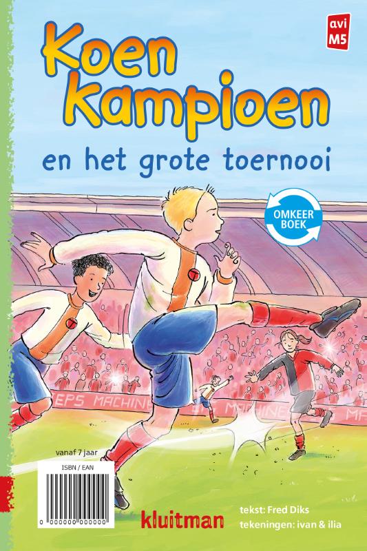 Achterkant van Koen Kampioen en de superbeker