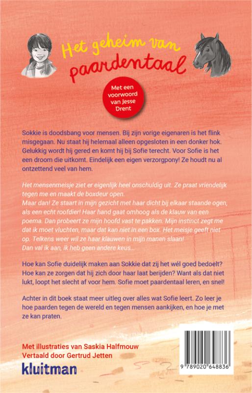 Achterkant van Het geheim van paardentaal