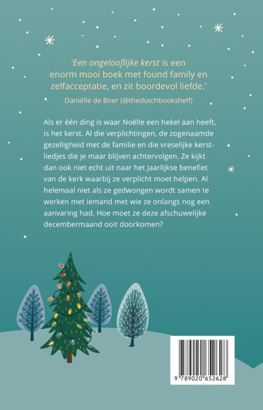 Achterkant van Een ongelooflijke kerst