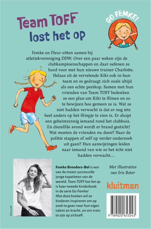 Achterkant van Team TOFF lost het op