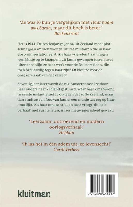 Achterkant van Ze was 16