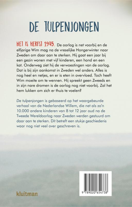 Achterkant van De tulpenjongen