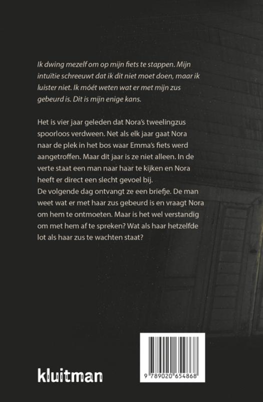 Achterkant van Opgesloten