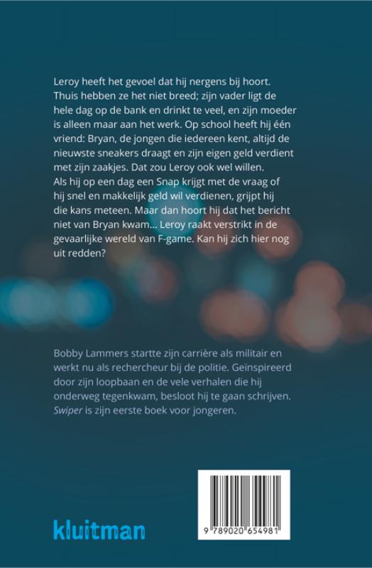 Achterkant van Swiper