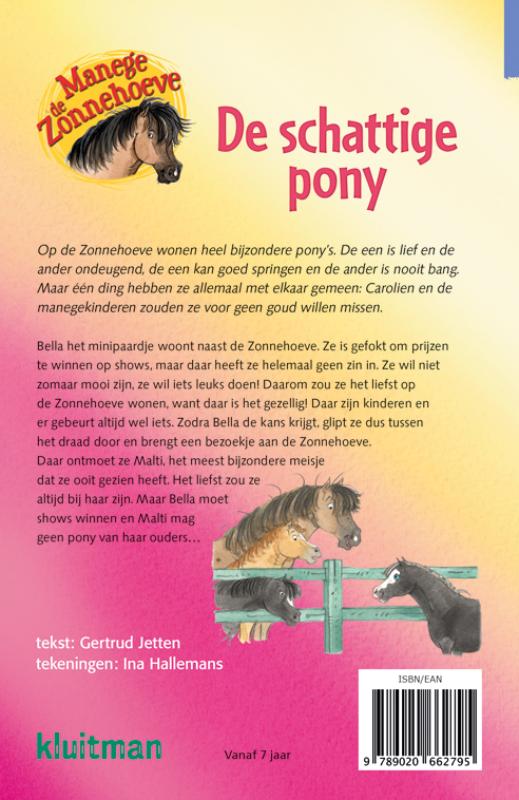Achterkant van De schattige pony