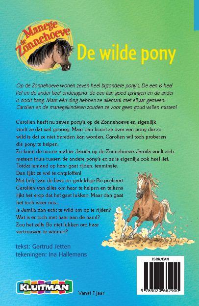 Achterkant van De wilde pony