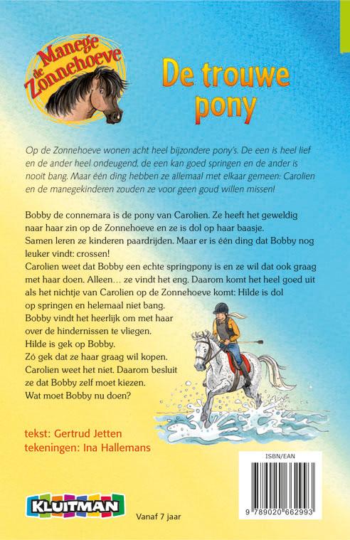 Achterkant van De trouwe pony