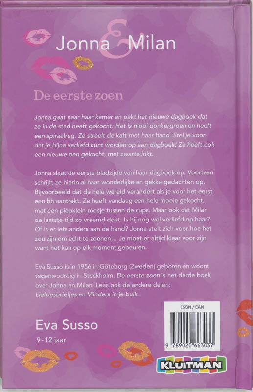Achterkant van De eerste zoen