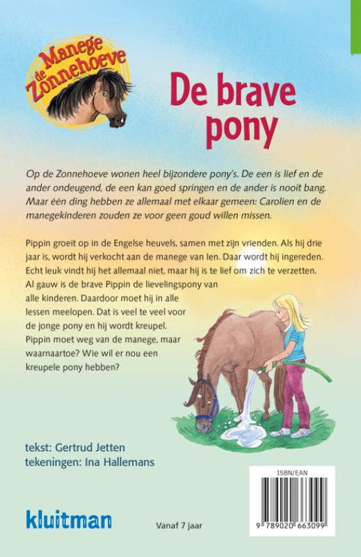 Achterkant van De brave pony