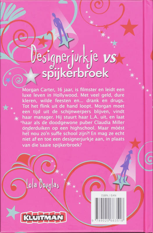 Achterkant van Designerjurkje vs spijkerbroek