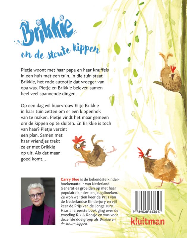 Achterkant van Brikkie en de stoute kippen