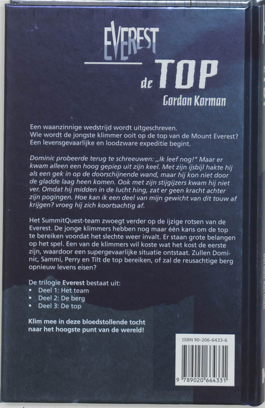 Achterkant van 3 De top