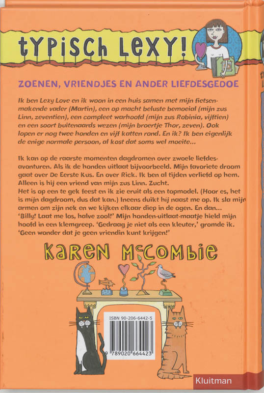 Achterkant van Zoenen, vriendjes en andere liefdesgedoe