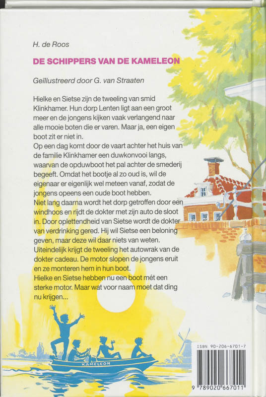 Achterkant van De schippers van de Kameleon