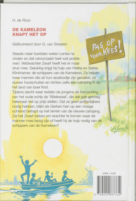 Achterkant van De Kameleon knapt het op!