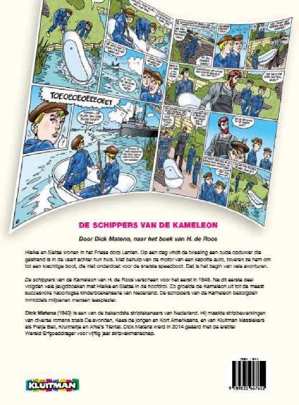 Achterkant van De Schippers van de Kameleon