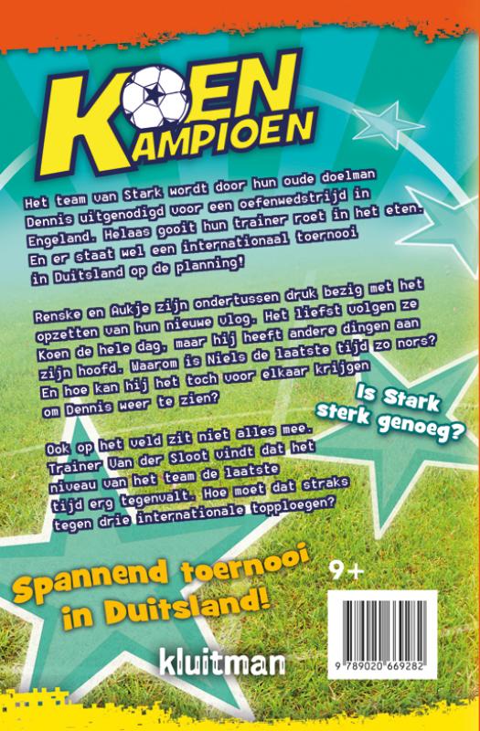 Achterkant van Koen kampioen in de hoofdrol