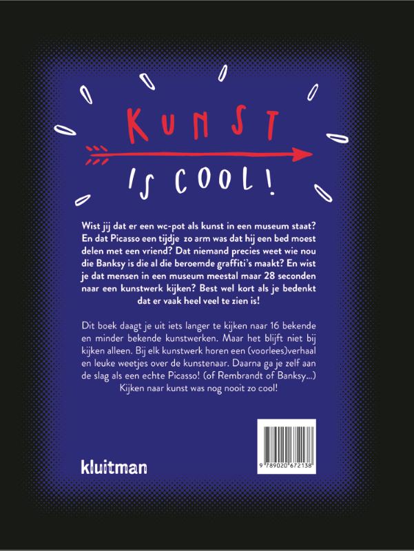 Achterkant van Stoere verhalen over kunst