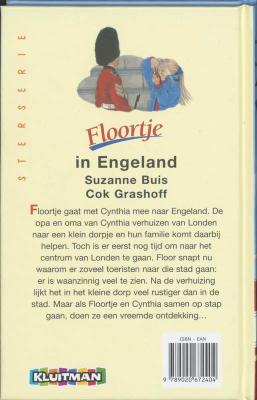Achterkant van Floortje in Engeland