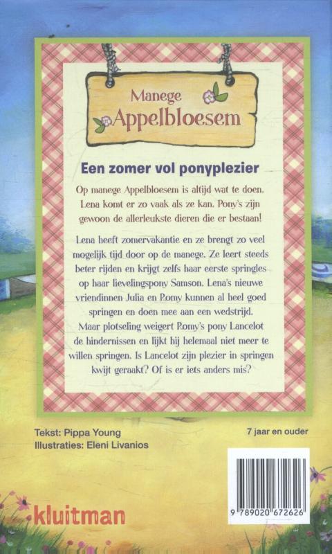 Achterkant van Een zomer vol ponyplezier