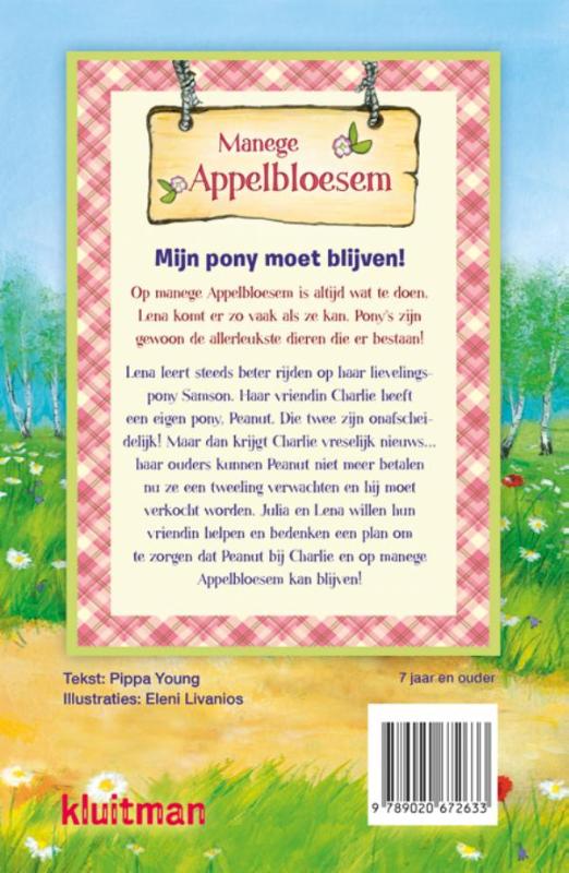 Achterkant van Mijn pony moet blijven