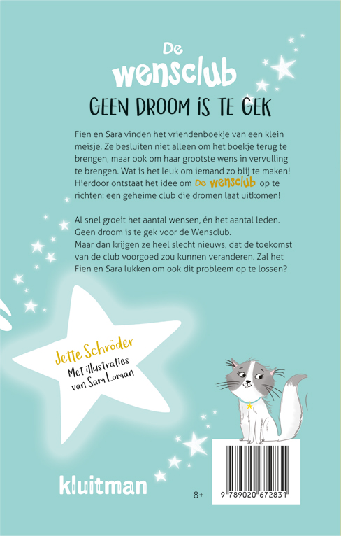Achterkant van Geen droom is te gek