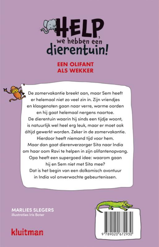 Achterkant van Een olifant als wekker