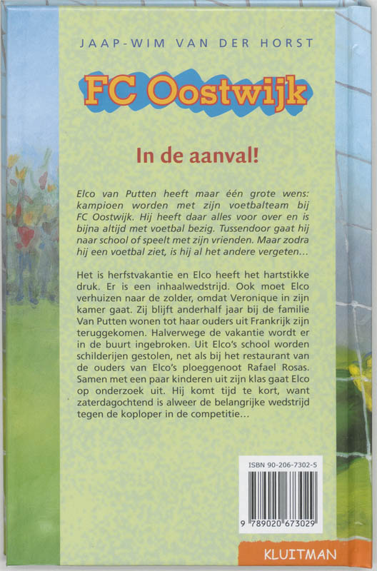 Achterkant van In de aanval!