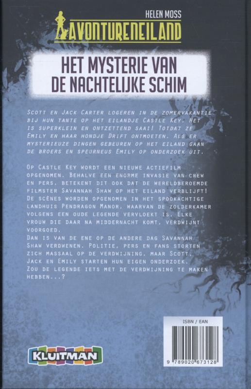 Achterkant van Het mysterie van de nachtelijke schim