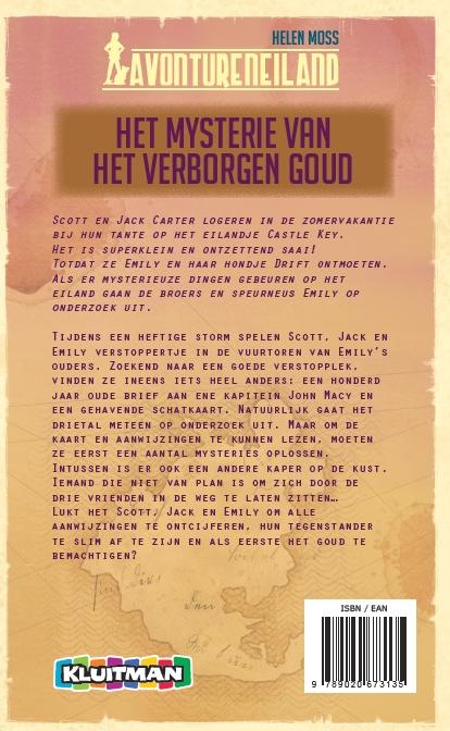 Achterkant van Het mysterie van het verborgen goud