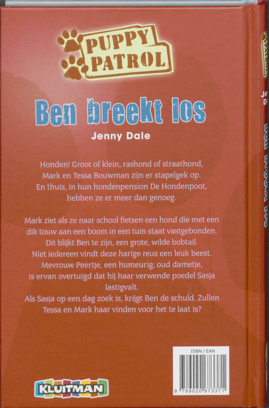 Achterkant van Ben breekt los