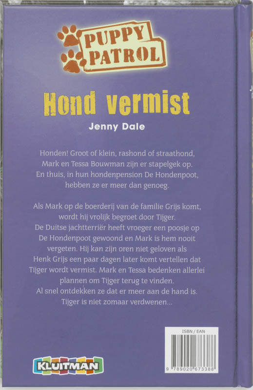 Achterkant van Hond vermist