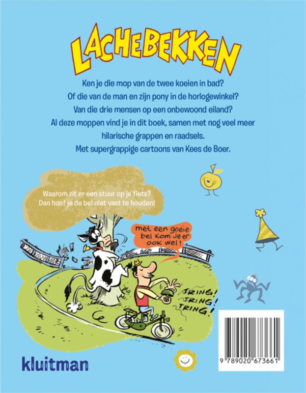 Achterkant van Lachebekken
